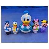 Disney Donald Duck and Huey Weebles Figures