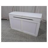 White Wooden Storage Chest