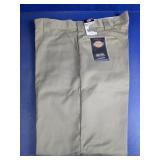Dickies Flat Front Work Pants 42x32