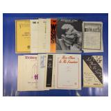 Vintage Sheet Music & Choral Song Booklets