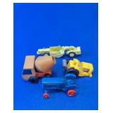 Vintage Mixed Material Toy Construction Lot