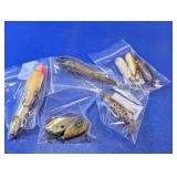Assorted Vintage Bagged Fishing Lures Lot