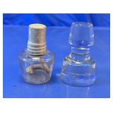Vintage Style Glass Oil Lamp Burners