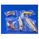 Assorted Bagged Vintage Fishing Lures Lot