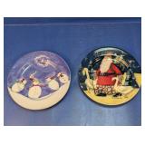 Assorted Christmas Theme Decorative Plates