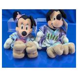 Disney Japanese Mickey & Minnie Plush Set