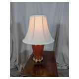 Terracotta Table Lamp with Shade