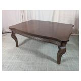 Carved Wood Coffee Table