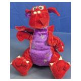 Douglas Plush Red Dragon w/ Purple Star Belly