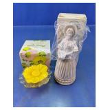Avon Figurine Cologne & Floral Candle Lot