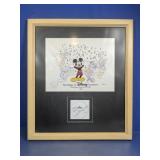 Disney Animation Framed Signed Artwork