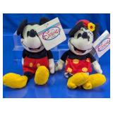 Disney Pie-Eye Mickey & Minnie Plush Set