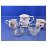 Assorted Ceramic & Glass Serveware Lot