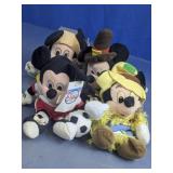 Disney Mickey Mouse Plush Toy Lot