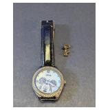 Disney Mickey Mouse Wristwatch with Charm Accent