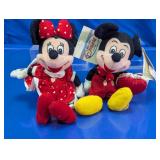Disney Valentine Mickey & Minnie Plush Set