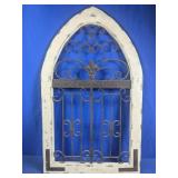 Rustic Gothic Arched Window Frame Decor