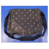 Vintage Patterned Fabric Shoulder Bag