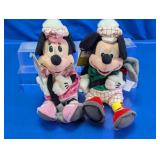 Disney Golfer Mickey & Minnie Plush Set
