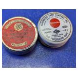 Two Vintage Tins of Percussion Caps