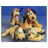 Disney Pluto Plush Toy Lot