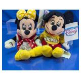 Disney Mickey & Minnie Plush Set