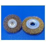 Brass-Coated Wire Wheel Brush Set
