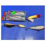 Fishing Lures & Rapala Floaters Lot