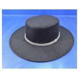 Steve Madden Black Wide Brim Hat