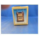 Wooden Multi-Photo Rotating Note Holder