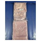 Dusty Rose Satin Tablecloth or Fabric Set