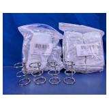 Assorted Metal 3-Ring Holders