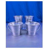 Set of Mini Metal Pails