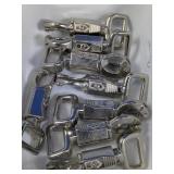 Bulk Lot of 1' Metal Swivel Bull Snap Hooks