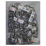 3/4-Inch Double Eye Swivel Eye-to-Eye Hooks