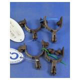 Western Style Steel Spurs with Star Engravings