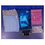 Craft Paper, Stencils & Sticker Lot