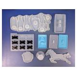 Assorted Silicone Resin Casting Molds