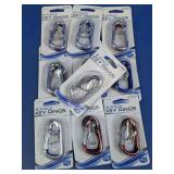 2-Pack Key Ring Carabiner Lot