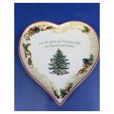 Spode Christmas Tree Heart Tray