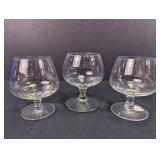 Glass Snifter Drinking Glass Set