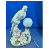 Ceramic Parrot Table Lamp