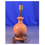 Coral Glaze Ceramic Table Lamp