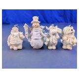 Holiday Resin Ornament Figurines