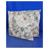 (2)Vintage Floral Tapestry Throw Pillows Duo
