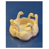 Vintage Ceramic Gaggle of Geese Bowl
