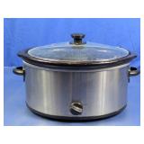 Electric Slow Cooker w/ Glass Lid