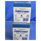 Power Sonic PS-1250 F1 Batteries Lot