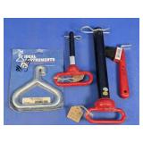 Hitch Pins, OB Handle, and Hoof Pick Tool Lot
