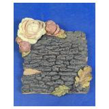 FIGI Floral Bark Texture Wall Plaque